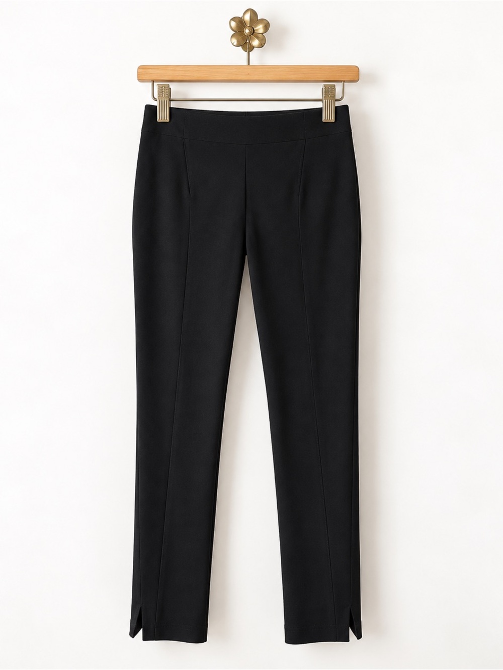Lysse black stretch classic designer legging pants S